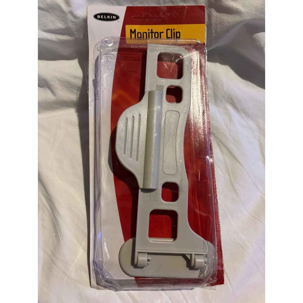 Belkin Monitor Clip Holds Notes Message Attachment Office Gadget New